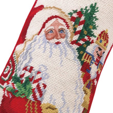Load image into Gallery viewer, Lolly Jolly Christmas Needlepoint Stocking