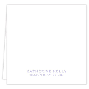 Lilac Party Hat Folded Enclosure Card Set with Envelopes
