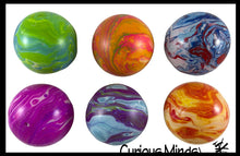 Load image into Gallery viewer, 1 Marble Swirl Soft Doh Filled Stretch Ball - Ultra Squishy