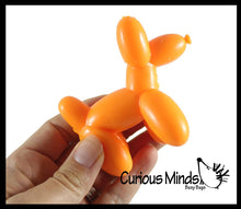 Load image into Gallery viewer, 1 Mini Balloon Dog Doh Filled Stress Ball - assorted colors