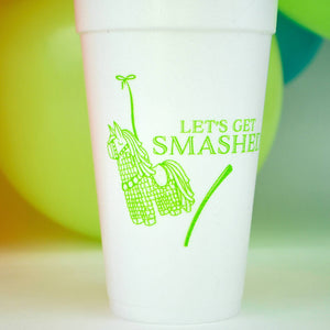 20oz. Styrofoam Cup 10 Pack Sleeve {Let's Get Smashed}
