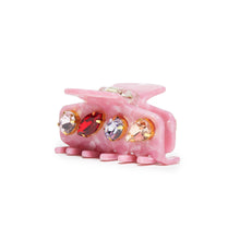 Load image into Gallery viewer, RHUBARB MINI CRYSTAL CLAW CLIP