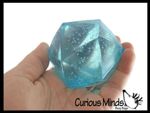 Load image into Gallery viewer, 1 Sugar Polyhedron Diamond Shaped Ball - Glow in the Dark Th