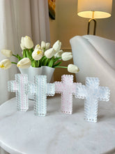 Load image into Gallery viewer, Scalloped Acrylic Cross Blocks