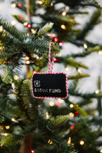 Load image into Gallery viewer, Needlepoint Icon Ornament - Black Card