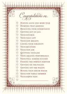 Congratulations Notes