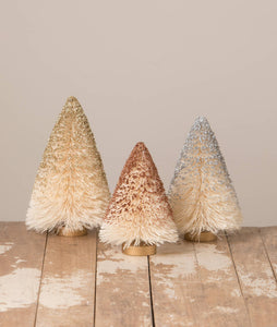 Metallic Bottle Brush Trees