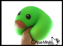 Load image into Gallery viewer, 1 Jumbo Doh Filled Ducky - Rubber Duck Shaped Stress Squishy