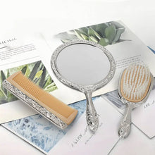 Load image into Gallery viewer, Ornate Vanity Set with Comb, Brush &amp; Mirror