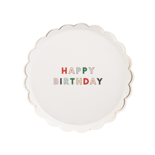 Load image into Gallery viewer, BLANC WHITE SIGNATURE HAPPY BIRTHDAY SMALL PLATE
