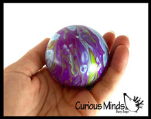 Load image into Gallery viewer, 1 Marble Swirl Soft Doh Filled Stretch Ball - Ultra Squishy
