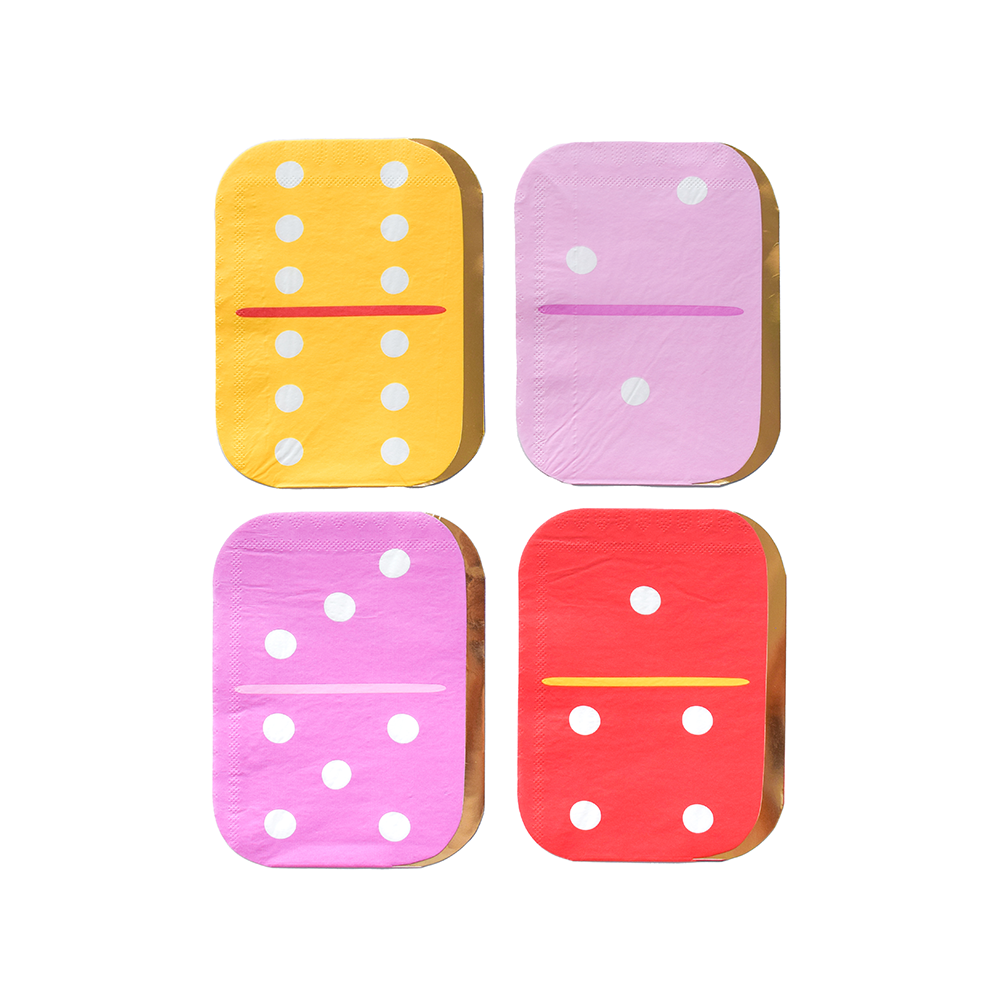 Game Night Dominoes Guest Napkins