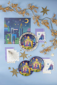 Radiance Gold Foil Dinner Paper Plates