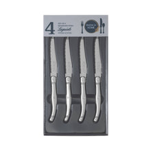 Load image into Gallery viewer, Laguiole Steak Knives Set of 4, Stainless Steel