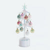 Rotating Glass Tree w/12 Ornaments