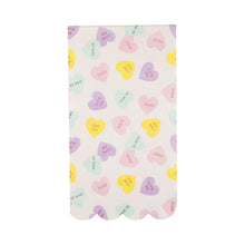 Load image into Gallery viewer, Conversation Hearts Dinner Napkin
