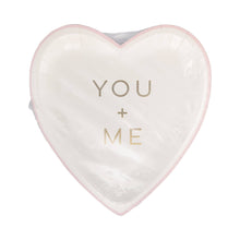 Load image into Gallery viewer, You + Me Heart Paper Plate (8ct)
