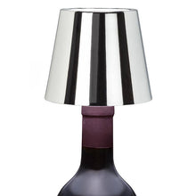 Load image into Gallery viewer, Classic Shade LED Bottle Stopper Light-5&quot;H-Chrome