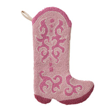 Load image into Gallery viewer, Pink Cowboy Boot Hook Stocking