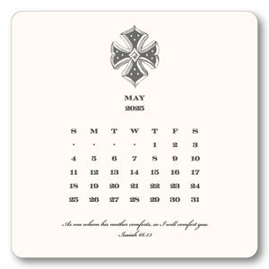 2026 Cross Calendar with Easel