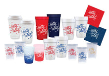 Load image into Gallery viewer, Hotty Toddy! | Game Day Cups &amp; Napkins (All) : FOAM Cups - BLUE words only (10 per pack)