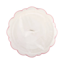 Load image into Gallery viewer, Pembroke Pink Edge Scallop 12&quot; Plate