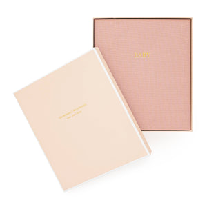 Baby Book, Rose Linen: Rose Linen Scatter Dot