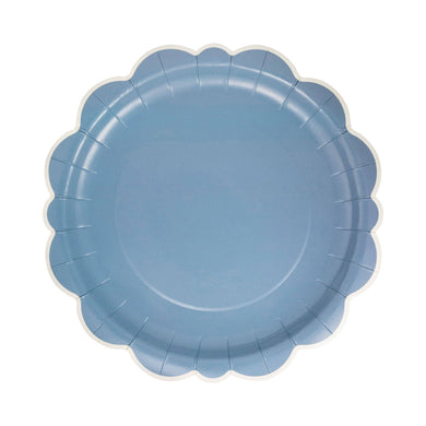 Blue Scalloped Edge 10