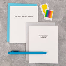 Load image into Gallery viewer, You're Simply The Best - Thank You | Love | Appreciation - Greeting Card