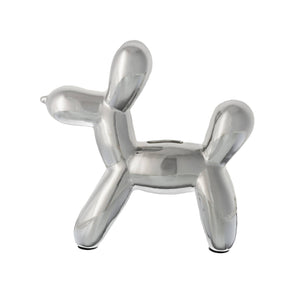 Balloon Dog Bank Silver