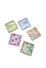 Load image into Gallery viewer, Trinket Cocktail Napkin Tray in Robin Blue Marbling