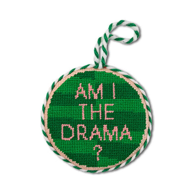 Needlepoint Ornament - Drama