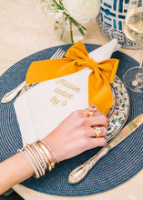 Load image into Gallery viewer, Please Leave by 9 Linen Dinner Napkin