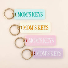 Load image into Gallery viewer, Mom&#39;s Keys Keychain: Candy Pink / Keychain with Hang Tag