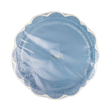 Load image into Gallery viewer, Blue Scalloped Edge 10&quot; Plates