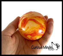 Load image into Gallery viewer, 1 Marble Swirl Soft Doh Filled Stretch Ball - Ultra Squishy
