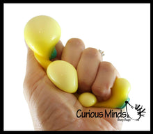 Load image into Gallery viewer, 1 Doh Banana Fruit Soft Fluff- Filled Squeeze Stress Balls