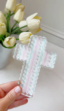 Load image into Gallery viewer, Scalloped Acrylic Cross Blocks