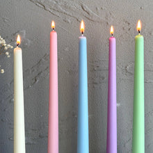 Load image into Gallery viewer, Colored Taper Candles 10&#39;&#39;  (A Pair): Sky Blue