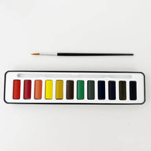 Load image into Gallery viewer, Watercolor Paint Set w/ Brush
