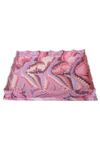 Load image into Gallery viewer, Nesting Scalloped Hand-Marbled Trays in Florentine Pink