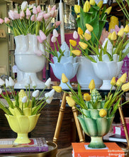 Load image into Gallery viewer, Artichoke Green Ceramic Tulipiere