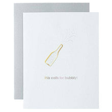 Load image into Gallery viewer, This Calls for Bubbly! - Congrats | Celebration - Champagne Paperclip Card
