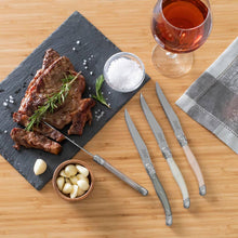 Load image into Gallery viewer, French Home Laguiole Steak Knives, Set of 4, Neutral Tones