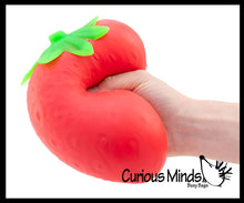 Load image into Gallery viewer, 1 Jumbo Doh Filled Strawberry - Soft Stress Squishy Ball