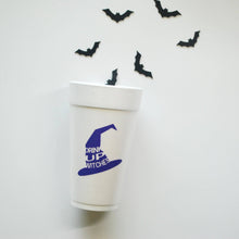 Load image into Gallery viewer, 20oz. Styrofoam Cup 10 Pack Sleeve {Drink Up Witches}