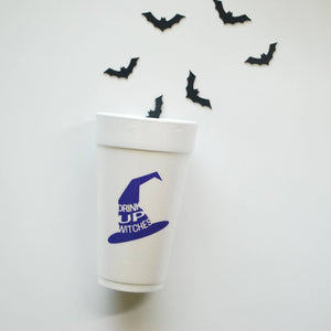 20oz. Styrofoam Cup 10 Pack Sleeve {Drink Up Witches}