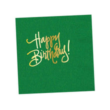 Load image into Gallery viewer, Happy Birthday! Napkins: Hot Pink