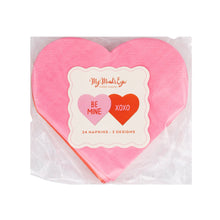 Load image into Gallery viewer, Be Mine XO Cocktail Napkin Set (24ct)