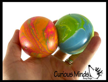 Load image into Gallery viewer, 1 Marble Swirl Soft Doh Filled Stretch Ball - Ultra Squishy